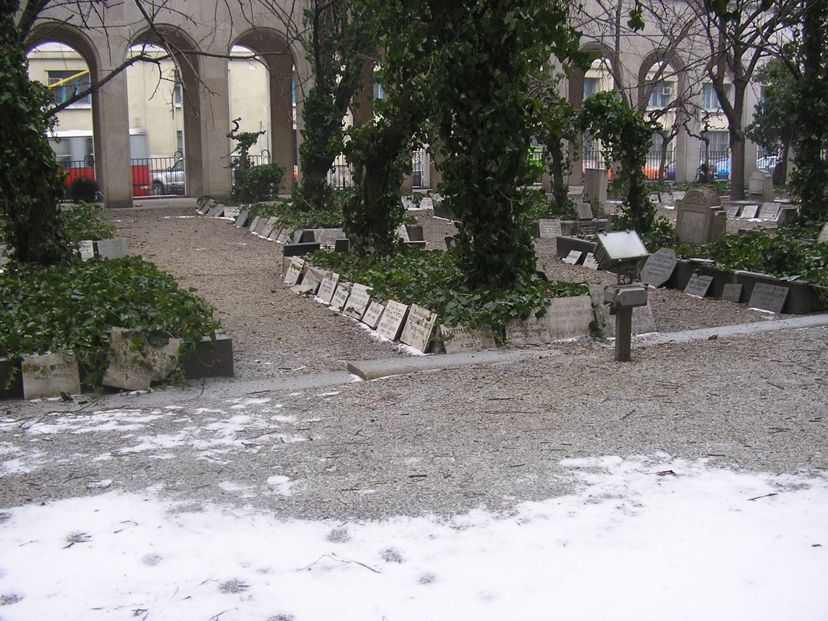 Common grave for the ghetto Jews of Budapest in the backyard of The Great Synagogue of Budapest
