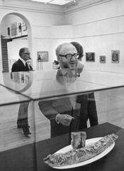 Portrait of Swedish publisher and art collector Gerard Bonnier in 1972
