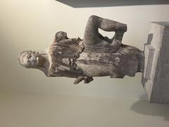 Marble acroterion from Delphi with intricate detailing