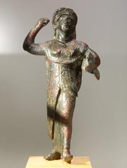 Ancient bronze statue of Athena Promachos