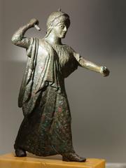 Bronze statue of Athena Promachos at the BnF Museum