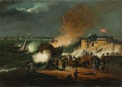 Battle of Copenhagen 1801 painting by William Sadler