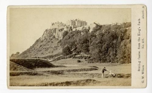 Vintage Carte de Visite photograph from Stirling Castle by George Washington Wilson