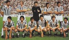 Juventus FC line-up before 1972-73 Serie A match against Bologna at Communal Stadium