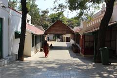 Entrance of Ramana Maharishi Ashram in Thiruvannamalai, India