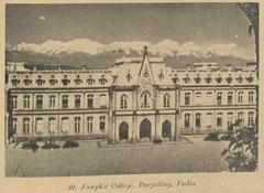 Historic St Joseph's College building in Darjeeling, India
