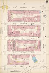Plate 26 from Sanborn Insurance Maps of Manhattan, Volume 2, New York, 1903
