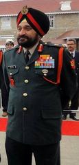 General Bikram Singh Chief of Army Staff India portrait