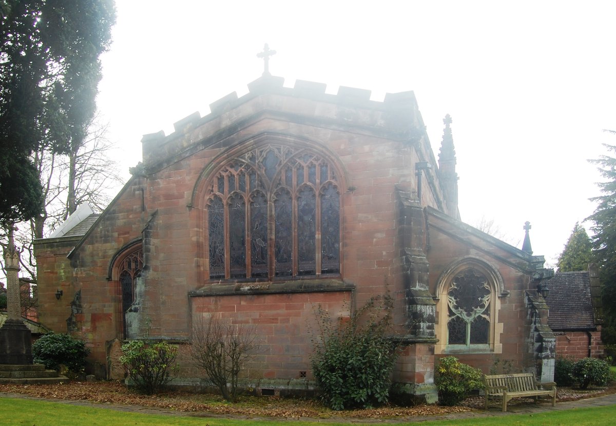 St Bartholomew's Church Edgbaston listed building exterior March 2022