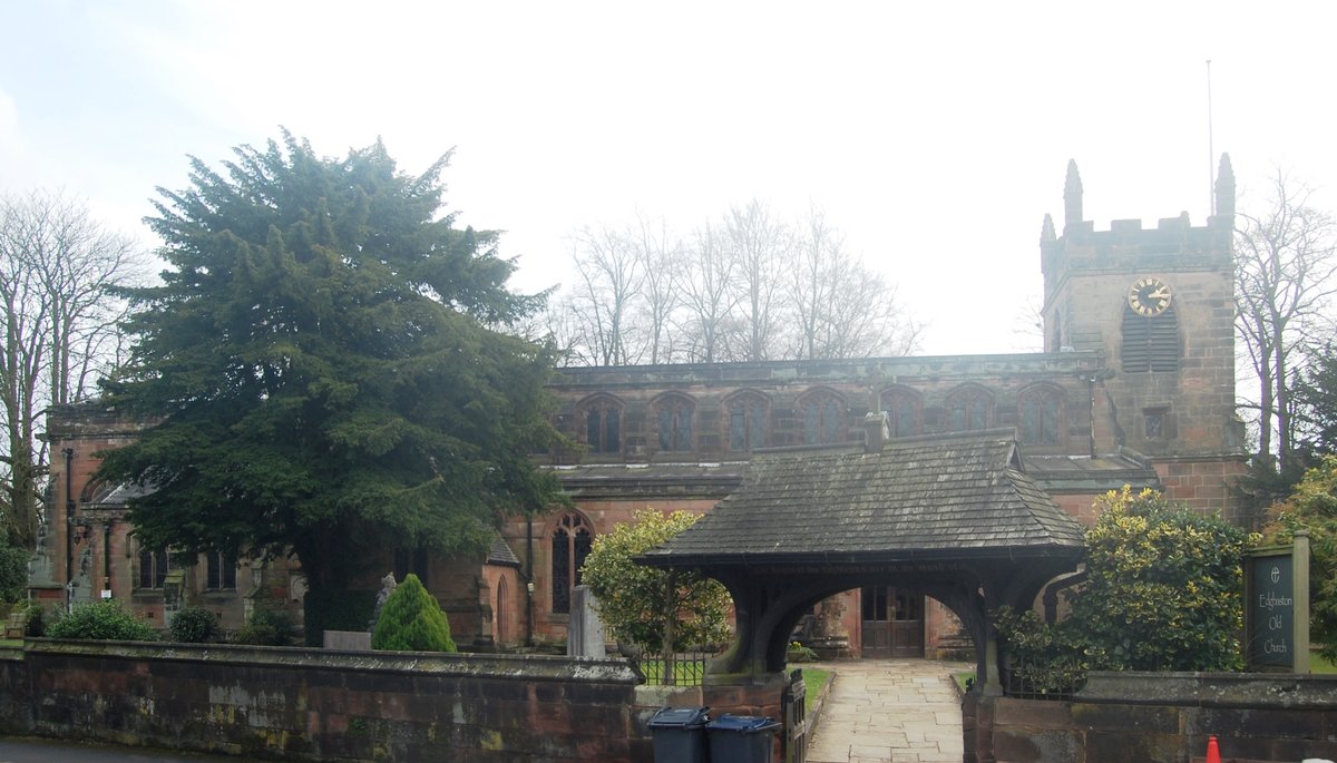 Exterior view of St Bartholomew's Church, a listed building in Edgbaston, with stone architecture and a prominent bell tower