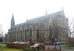 Exterior view of St George's Church, a listed building located in Westbourne Crescent, Edgbaston