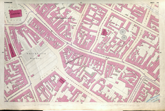 Scan of sheet 146 from the New Survey of the Borough of Birmingham, 1855, showing detailed map of Birmingham area with streets and geographical features