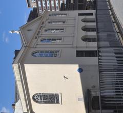 Exterior view of St Michael's Church, Moor Street Queensway, Birmingham, a listed building