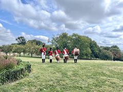 Fort McHenry Guard playing fifes and drums at Patterson Park