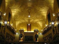 State Theatre Sydney majestic foyer with grand staircase and ornate ceiling