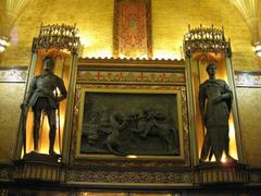 Statues in the foyer of State Theatre Sydney