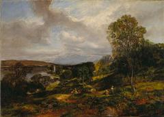 Ardchonnal Castle painting by Alexander Fraser
