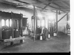 Olive oil presses at Stonyfell Olive Company in Magill, South Australia