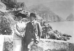 Emil von Behring and Else Spinola on Via Krupp Capri 1912