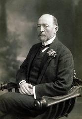 Emil von Behring sitting portrait black and white