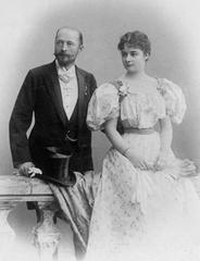 Emil Behring and his wife Else Spinola wedding photo 1896 Berlin
