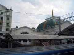Krasnoyarsk station on Trans-Siberian railway in Krasnoyarsk Russia