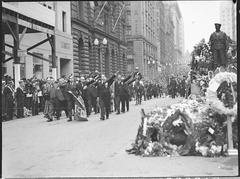 Arrival of Governor by Orford during Anzac Day 1937