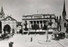 Baur en Ville hotel 1897 at Paradeplatz in Zurich