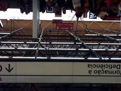 Estação Tatuapé transfer station connecting CPTM train and São Paulo metro platforms