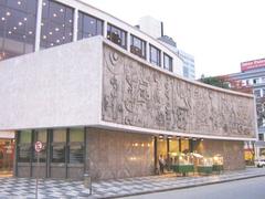 Teatro Guaíra theater building in Curitiba, Brazil