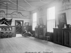 Interior of Campbell Free Kindergarten school room overlooking Victoria Park