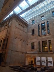 Australian Museum building entrance with stairs and columns