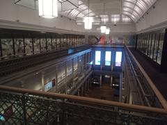 Front view of the Australian Museum in Sydney with its grand classical architecture