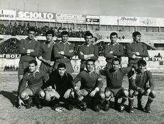 AC Massiminiana football team line-up at Cibali Stadium in Catania during the 1965-66 Serie D season