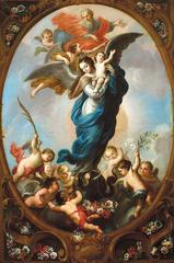 Inmaculada del Apocalipsis painting by José de Ibarra, circa 1750