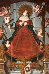 La Virgen de los Dolores (La Porterita) painting by Nicolás Enríquez