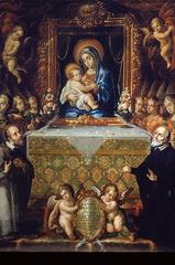 Painting of Virgen de la Escalera by Cristóbal de Villalpando around 1690