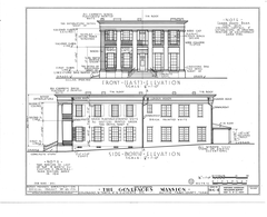 Historic Governor's Mansion in Austin, Texas, located at 1010 Colorado Street