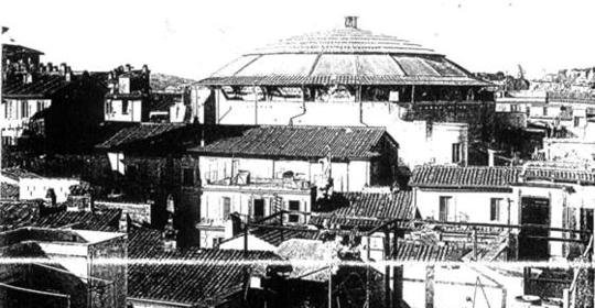 Augusteo-Correa amphitheater on the Mausoleum of Augustus in the 1910s
