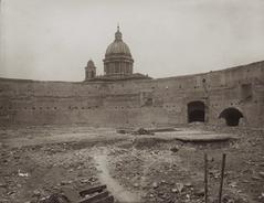 Mausoleum of Augustus after clearance works in 1938 inside the central precinct