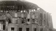 The Augusteo-Correa auditorium under destruction in 1936