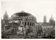 Destruction of L'auditorium Augusteo-Correa in 1936