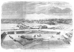 Brigadier-General Havelock leaving Allahabad fortress to recapture Cawnpore during Indian Mutiny 1857