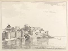 Fort of Allahabad view by William Hodges