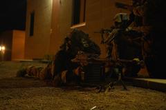 13th Air Support Operations Squadron Airmen securing a village during mission qualification training at Fort Carson Colorado