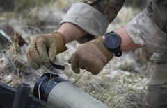 US Air Force Staff Sgt. disarming simulated unexploded ordnance during EOD training at Fort Carson Airburst Range