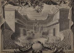 Ceremony honoring Charles XII at Wrangel Palace on 23 December 1697 before his coronation