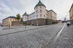 Wrangelska palatset in Stockholm on a sunny day