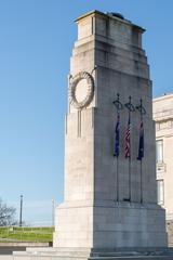 2nd Gentleman Doug Emhoff laying a wreath during Auckland tour on 23 July 2023