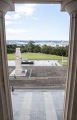 Auckland War Memorial Museum view from building